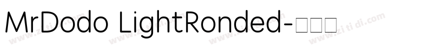 MrDodo LightRonded字体转换